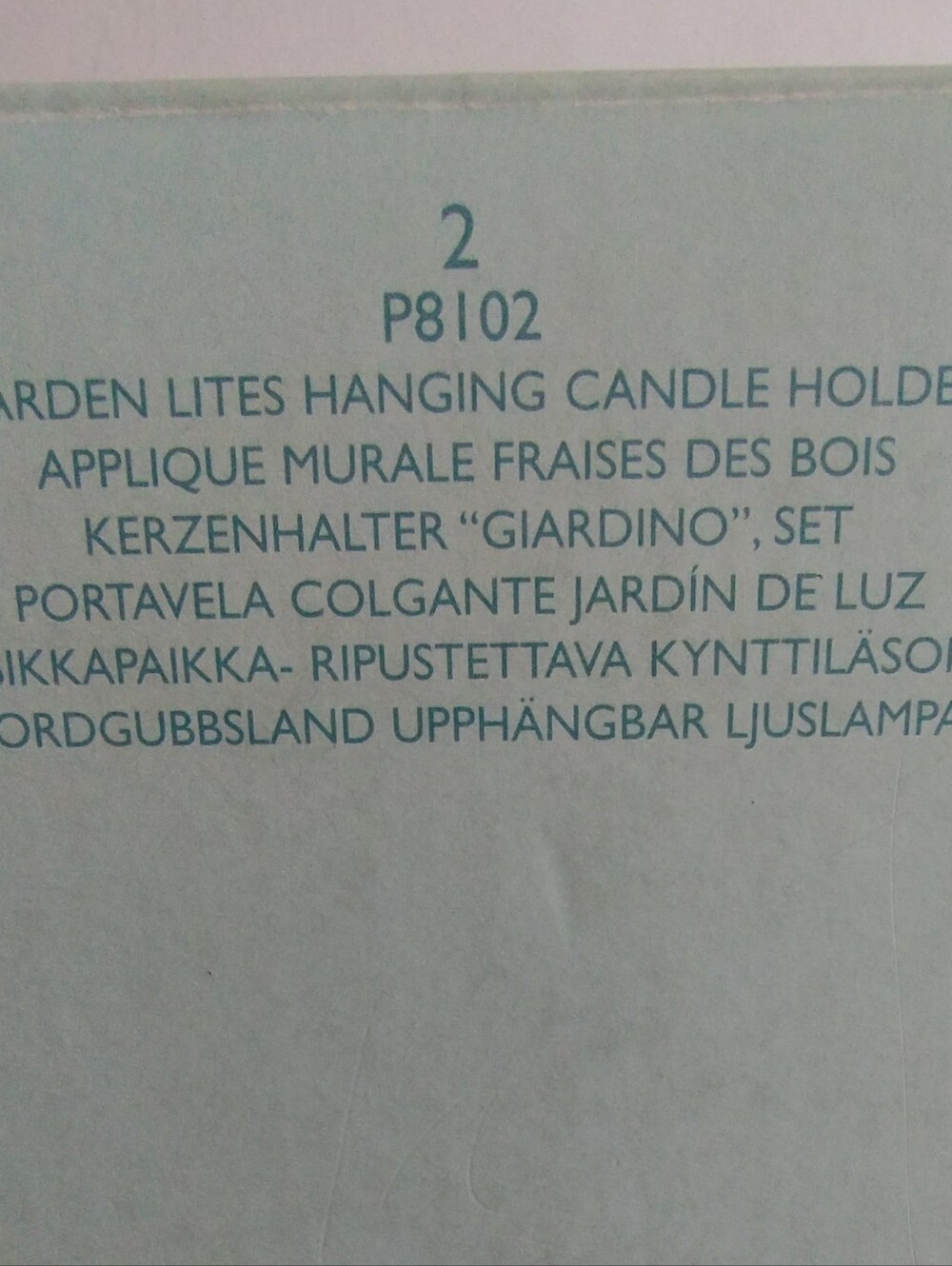 PartyLite #p8102 Garden Lites hanging Candle Holder - Picture 2 of 6